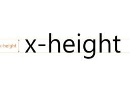 「x-height（エックス・ハイト）」とは、欧米文字フォントにおける小文字の平均的な高さを指す用語です。「height」は高さを意味し、多くのフォントが小文字「x」の高さを基準としていることから、この名前が付けられました。フォントデザインやタイポグラフィにおいて、x-heightは視認性や可読性に大きく影響を与える重要な要素です。